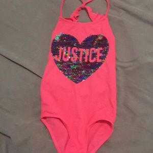 Flip sequins swim suit justice